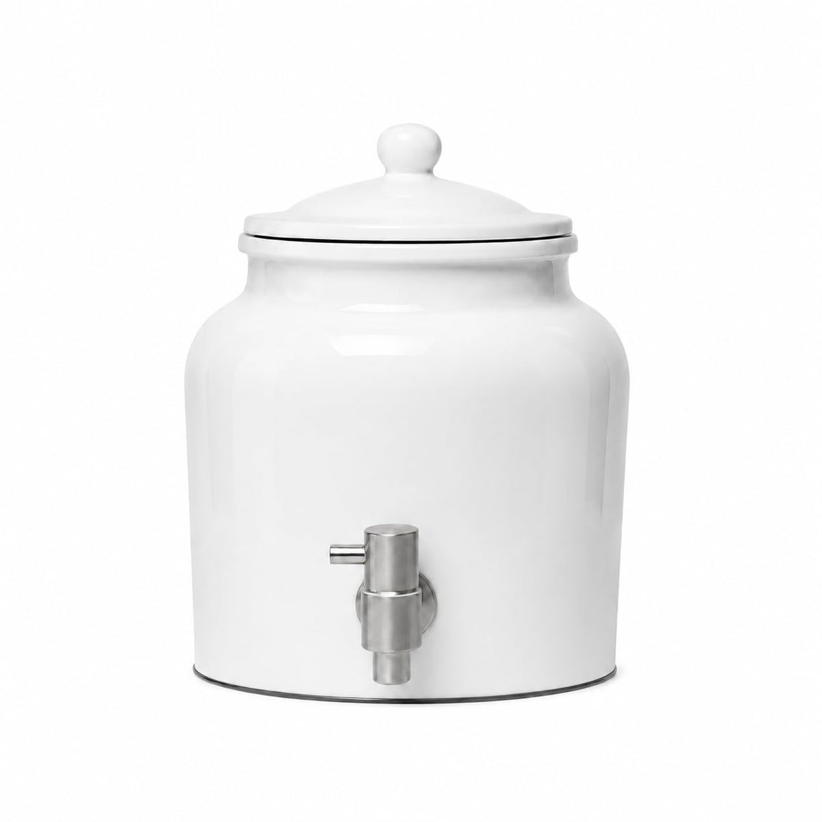 Ceramic Crock Water Dispenser with Stainless Faucet U906