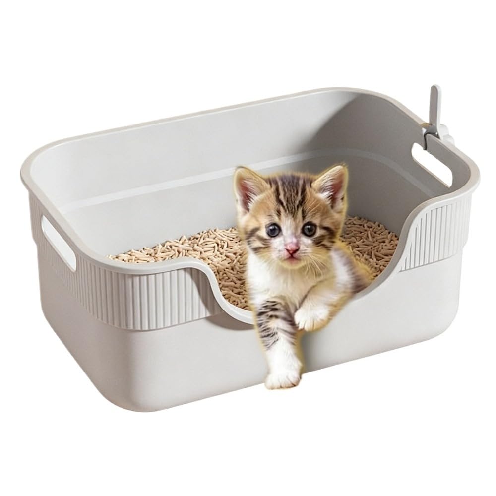 Low Entry Open Top Cat Litter Box U605
