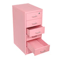 6 Drawer Lockable Metal Mobile File Cabinet with 4 Wheels N33641