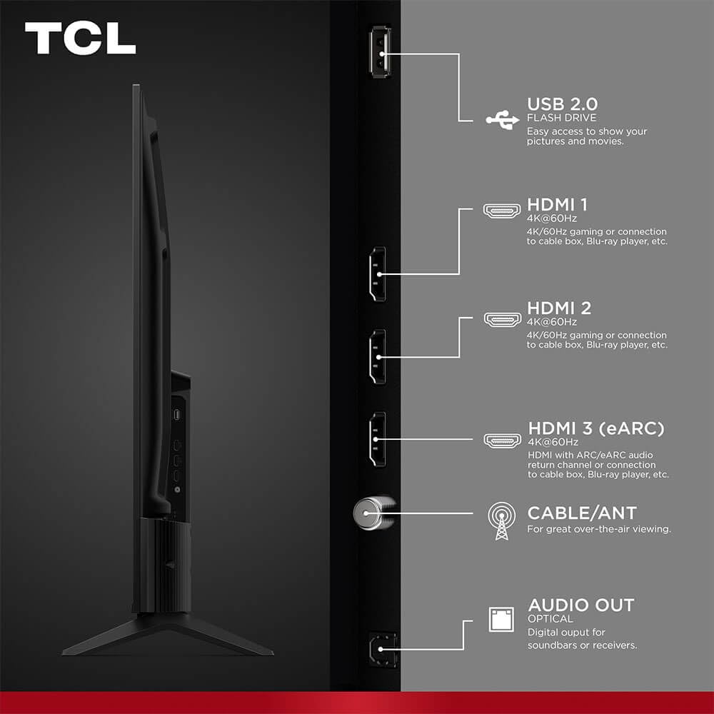 50" 4K UHD HDR LED Smart TV A57266
