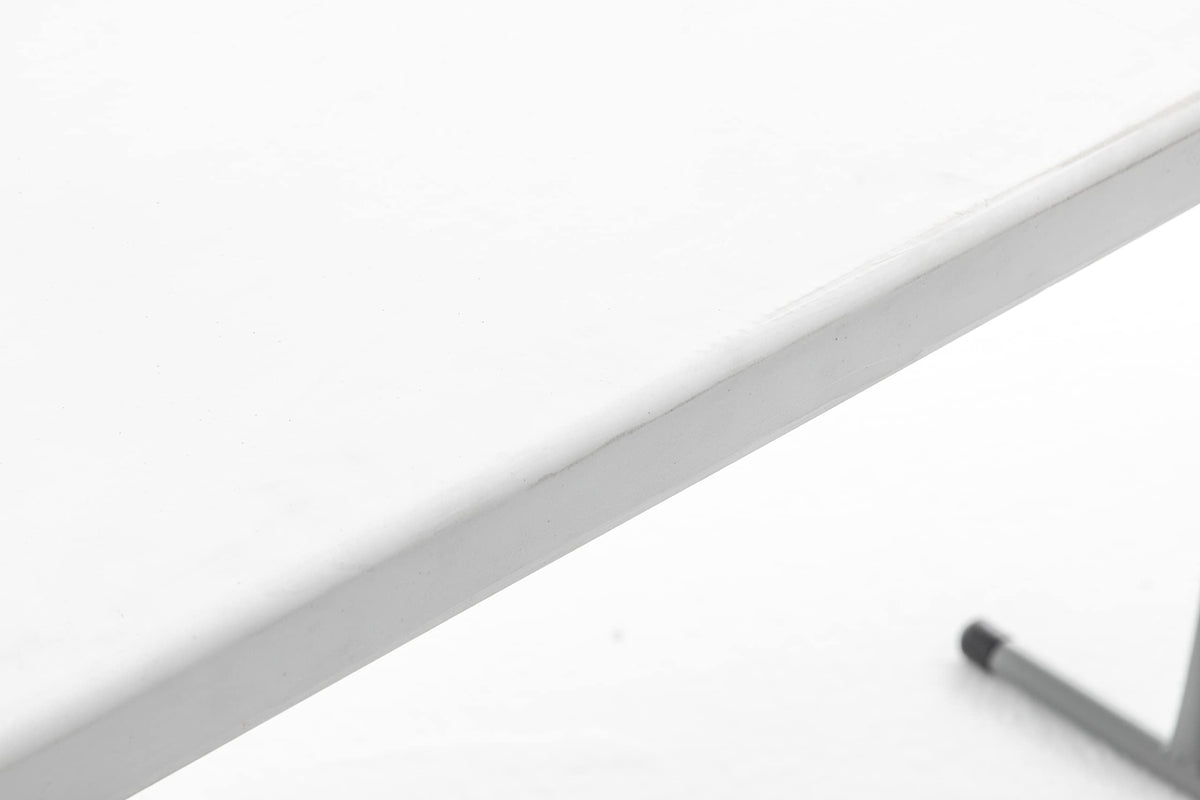 White Plastic Folding Table Set of 2 R607999