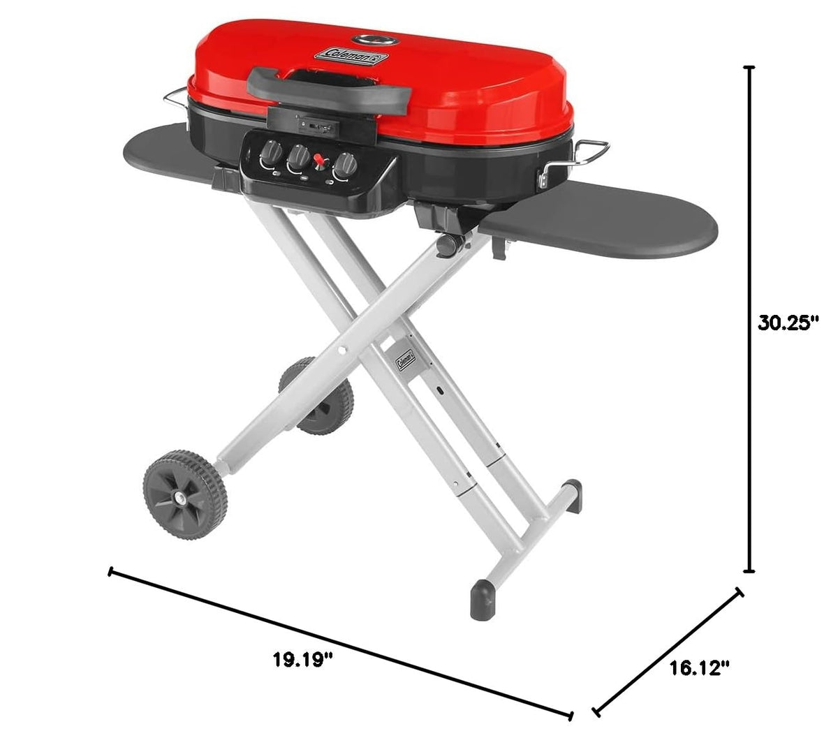 Portable Propane Grill, 3 Burners, Red Z902