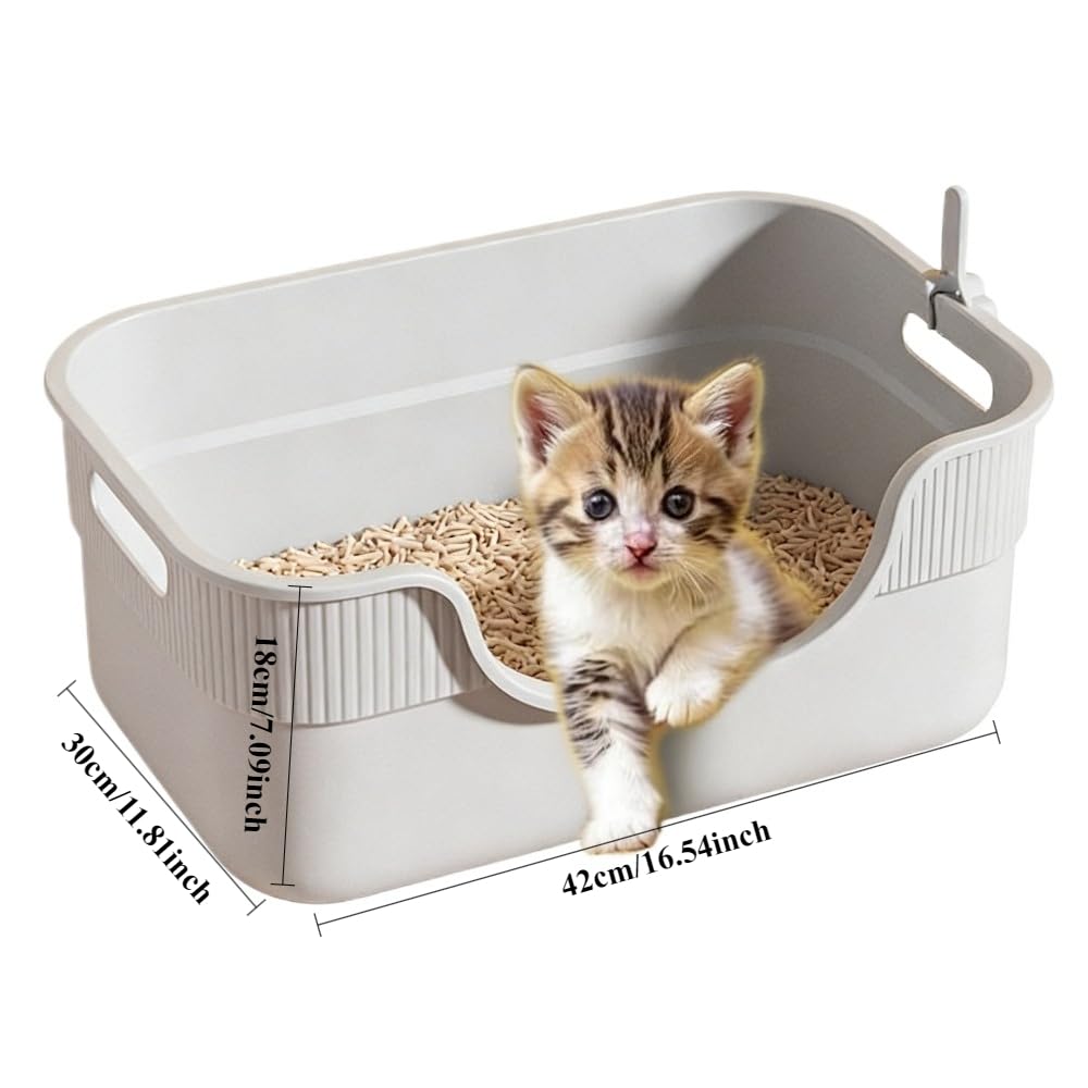 Low Entry Open Top Cat Litter Box U605