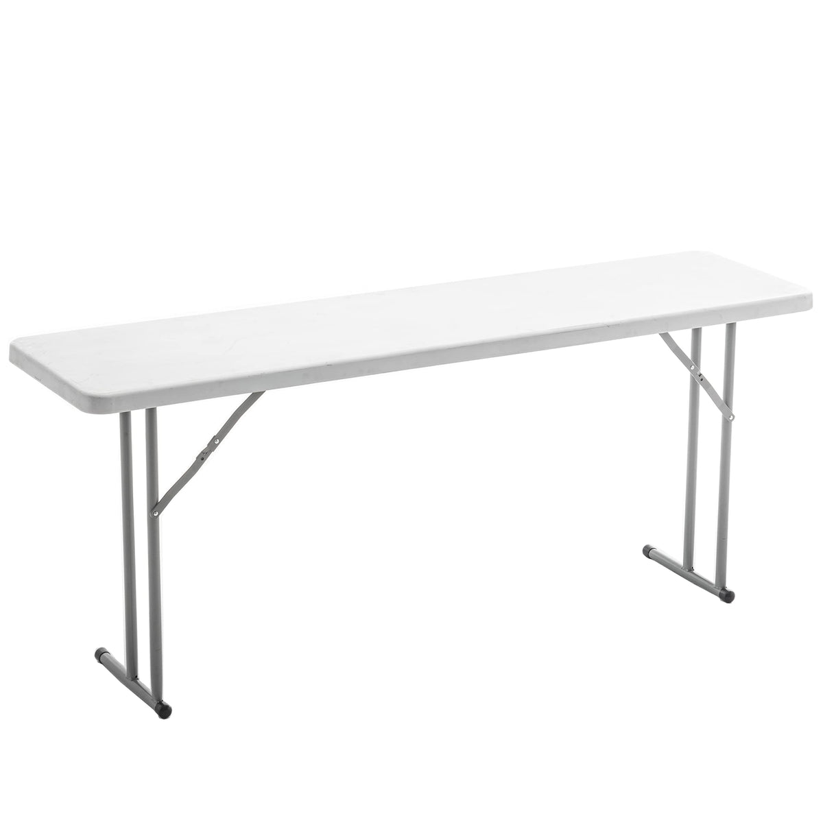 White Plastic Folding Table Set of 2 R607999