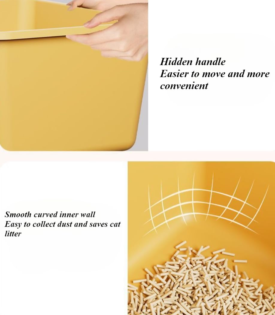 Low Entry Open Top Cat Litter Box U605