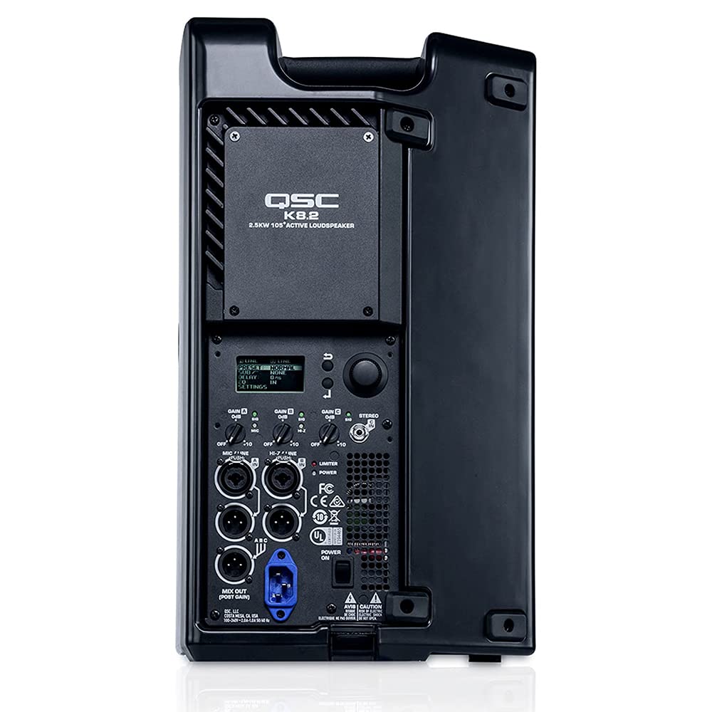 8" 2000W Powered Portable PA Speaker Pair K604