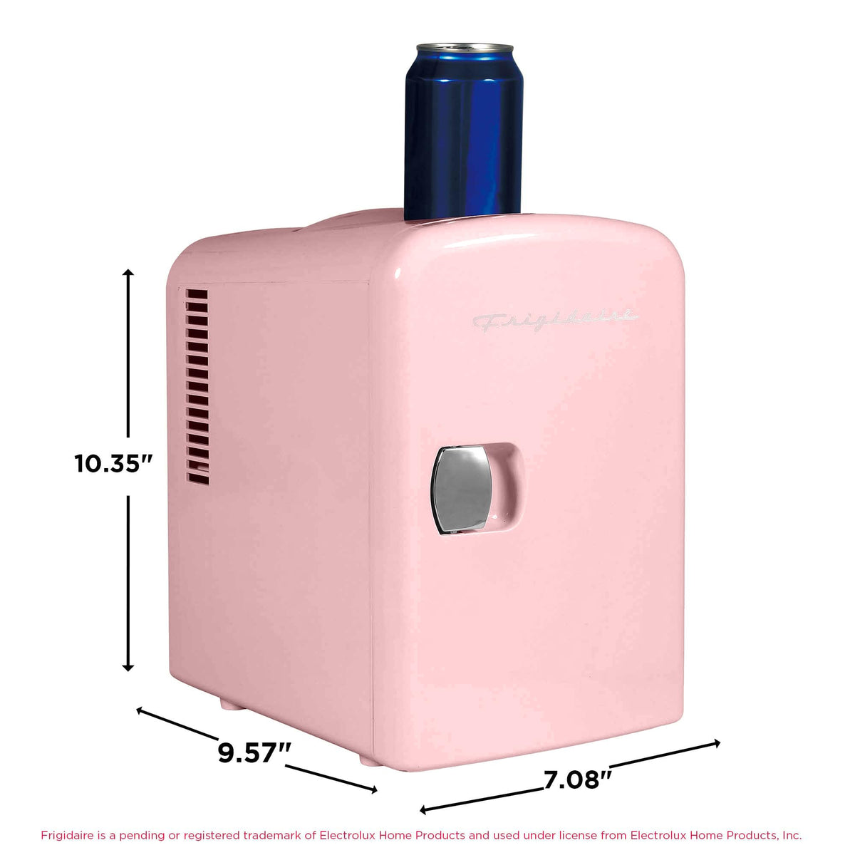 Mini Portable Compact Personal Fridge, 4 Liter Capacity, Pink H939326