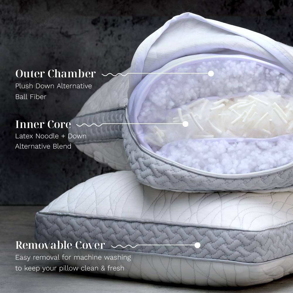 King Dual Chamber Pillow 2-Pack V92359
