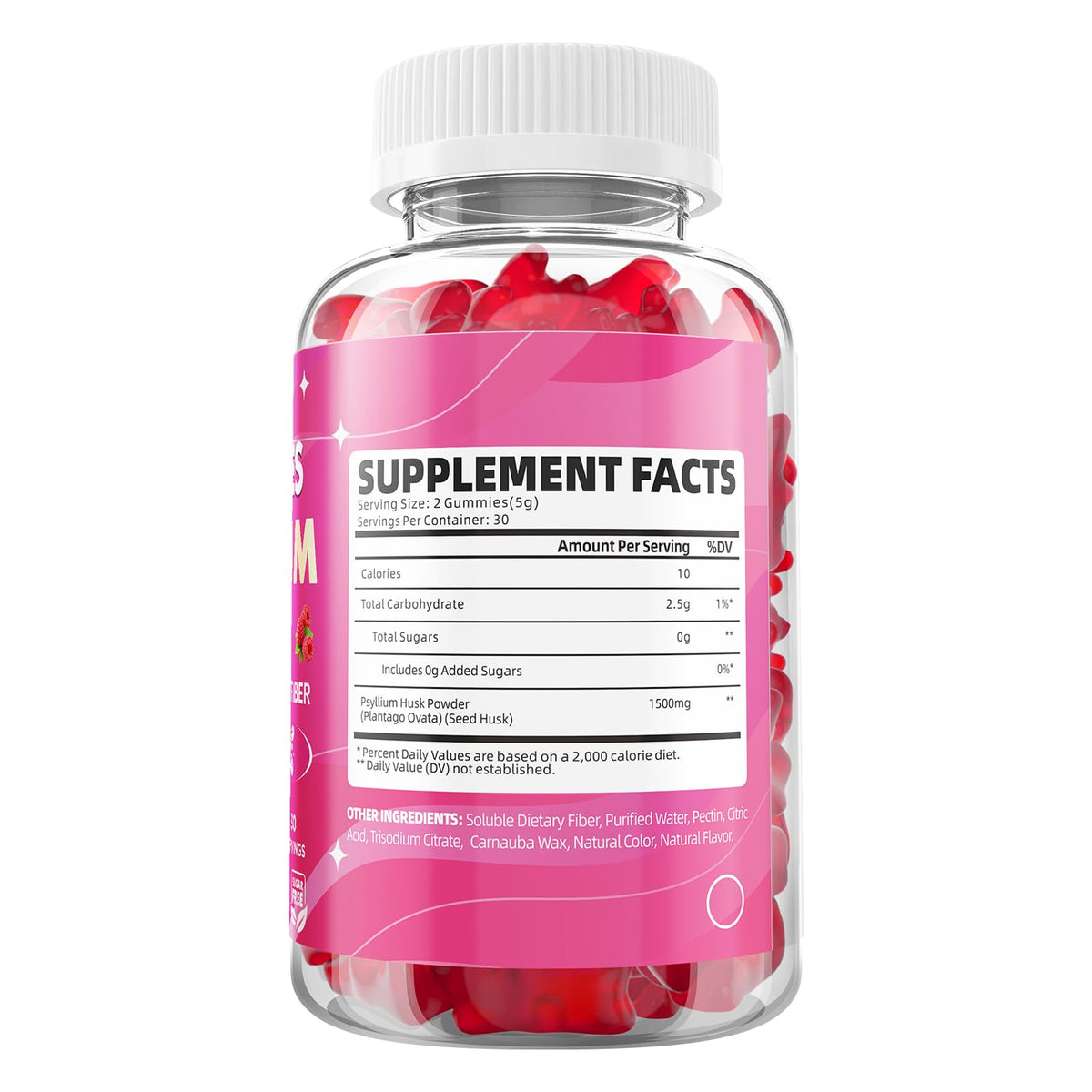 1500mg Psyllium Husk Gummies K48081