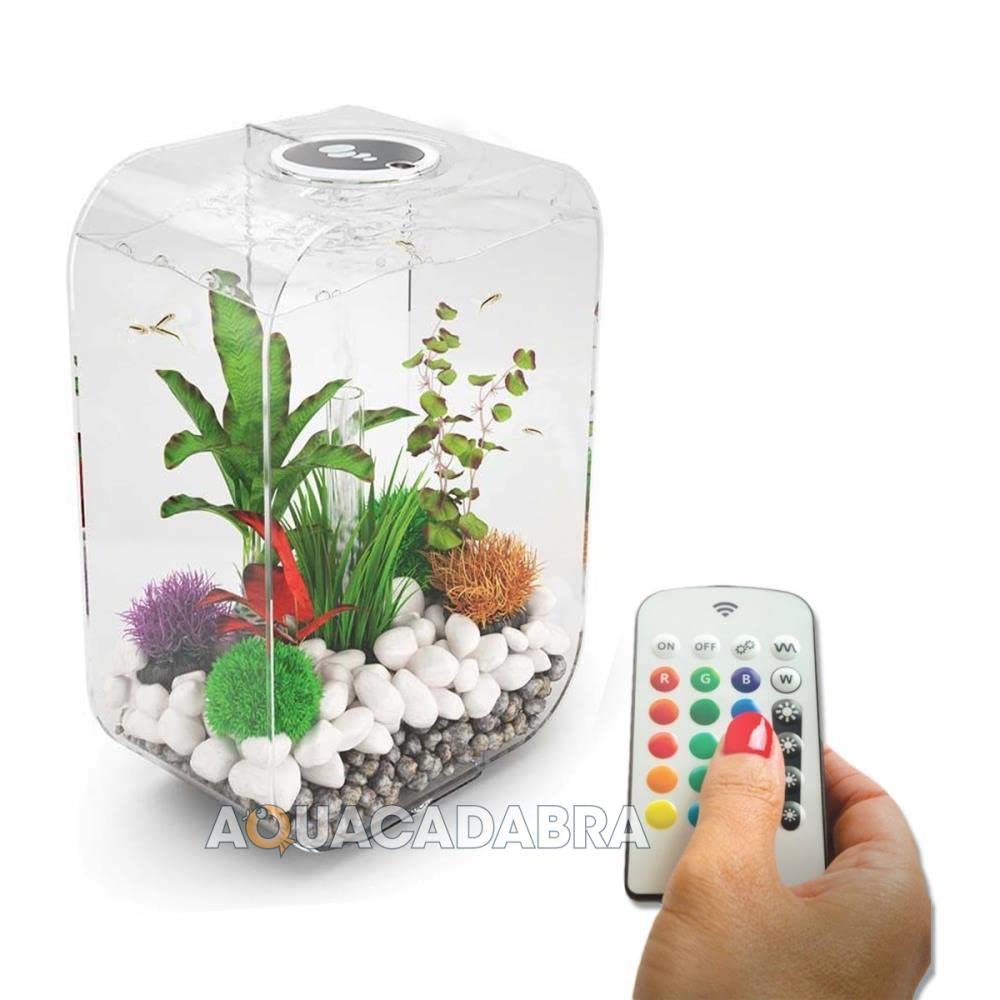 15 Acrylic 4-Gallon Aquarium with LED Lights Q40450