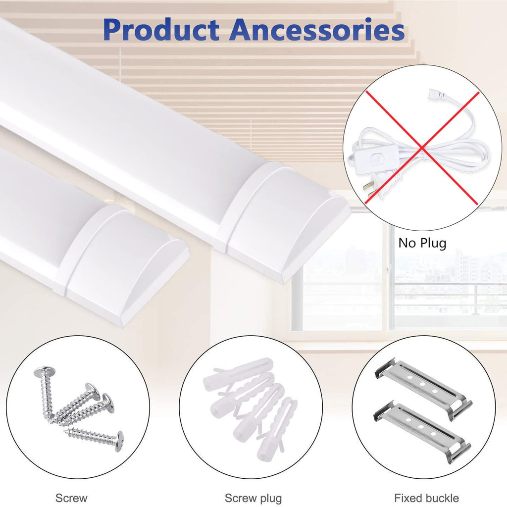 20W 2ft LED Tube Light 1500lm 3000K Neutral White Y921