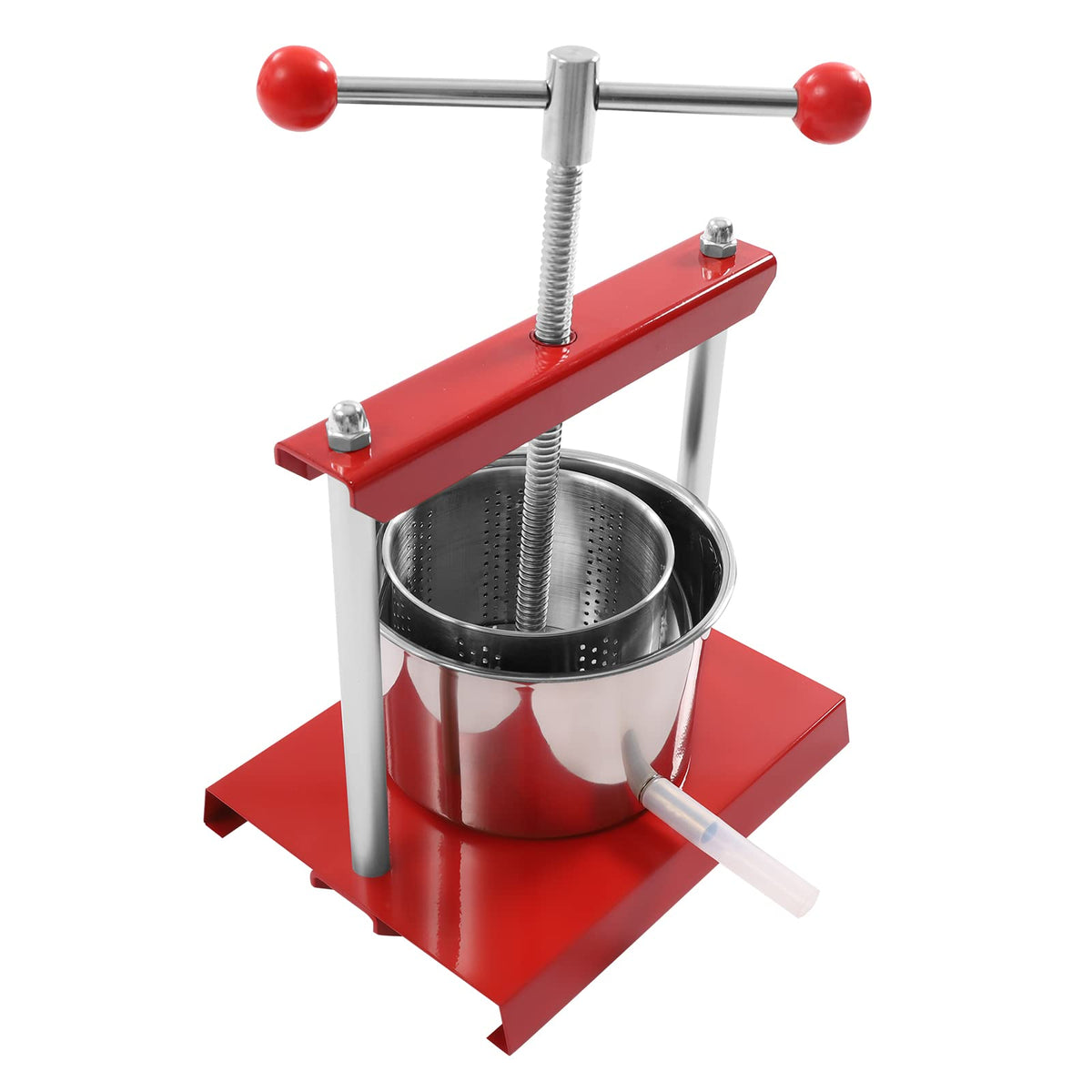 1.6 Gal Stainless Steel Manual Fruit Wine Press H58577