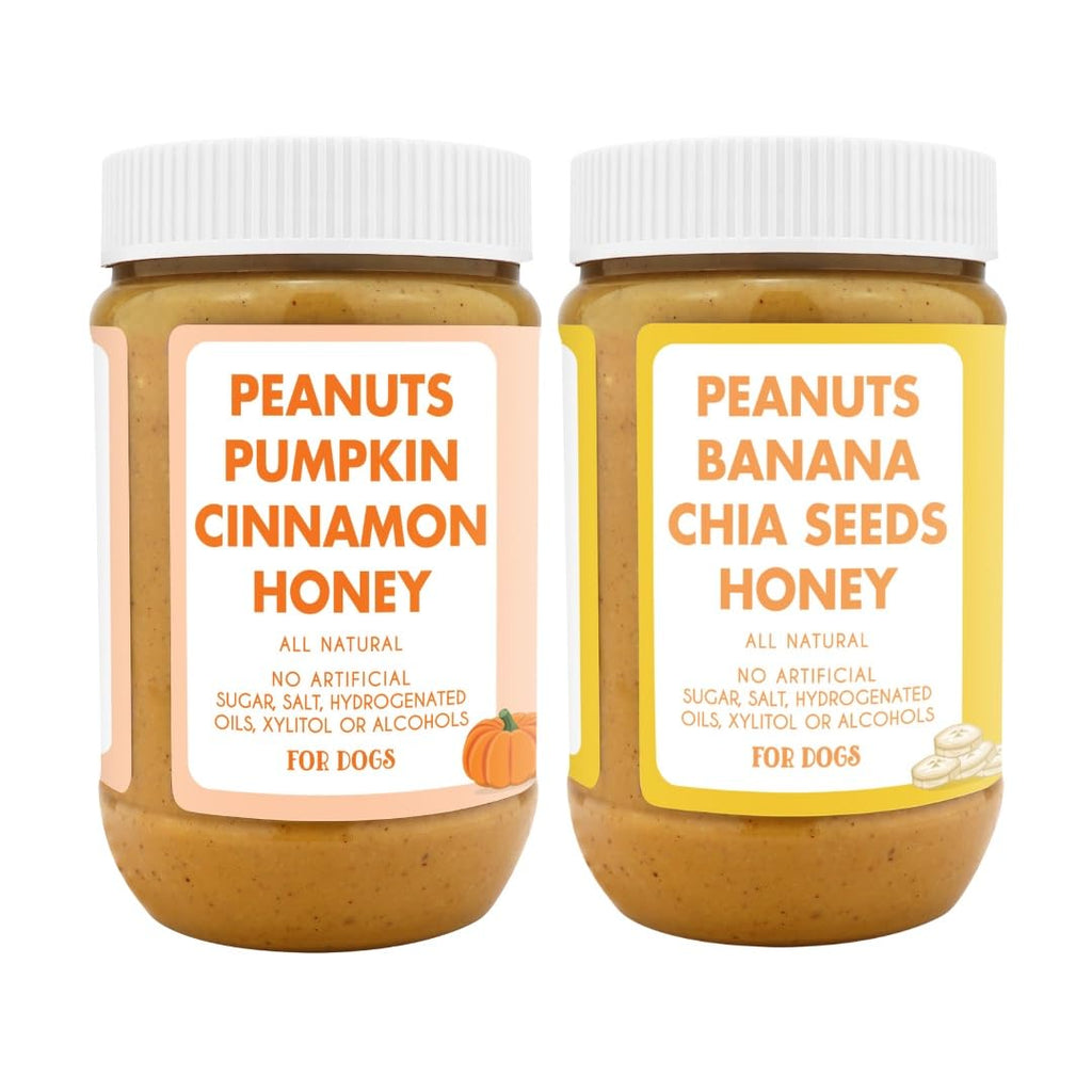 100% All Natural Dog Peanut Butter Set of 2 17oz D317972
