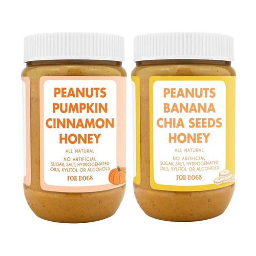 100% All Natural Dog Peanut Butter Set of 2 17oz D317972