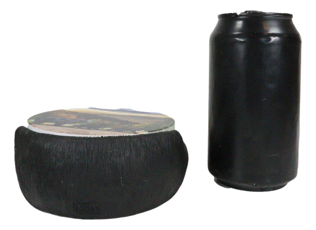 Black Bear Paw Coaster Set with 4 Coasters K76194