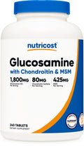 Glucosamine 1800mg with Chondroitin & MSM, 240 Tablets H189