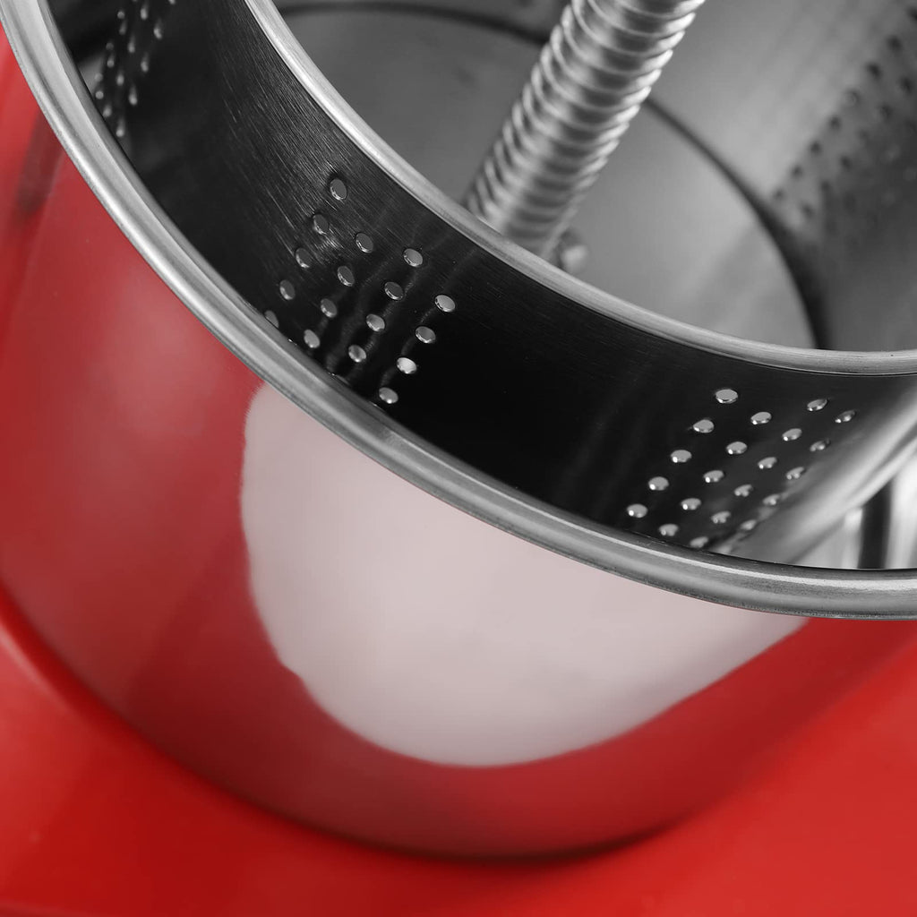 1.6 Gal Stainless Steel Manual Fruit Wine Press H58577