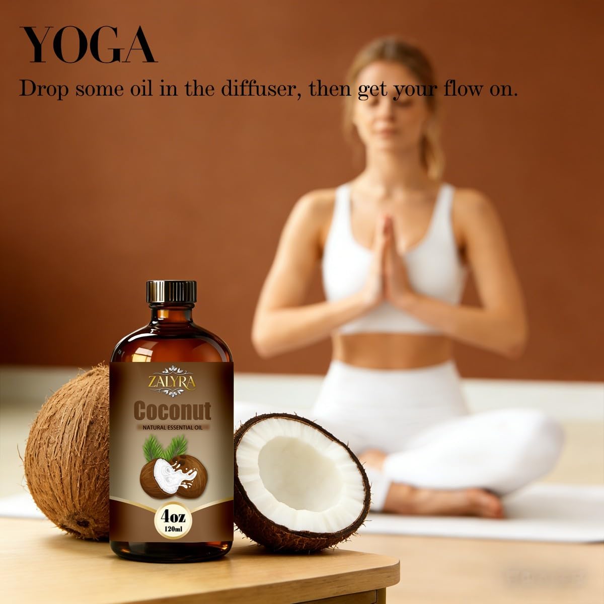 Coconut & Lavender Essential Oil 4 Fl Oz + 0.33 Fl Oz M6834