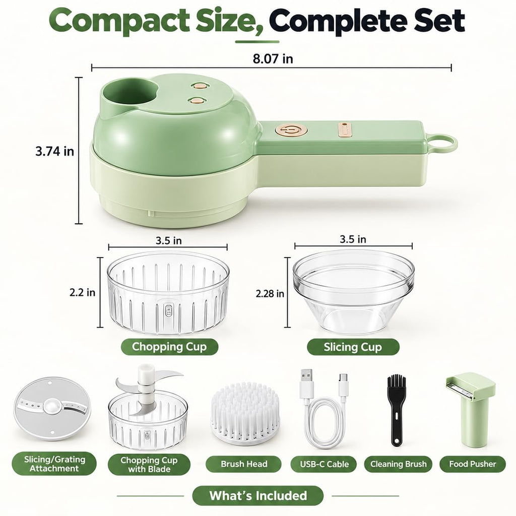 4 in 1 Wireless Electric Vegetable Chopper Q836320