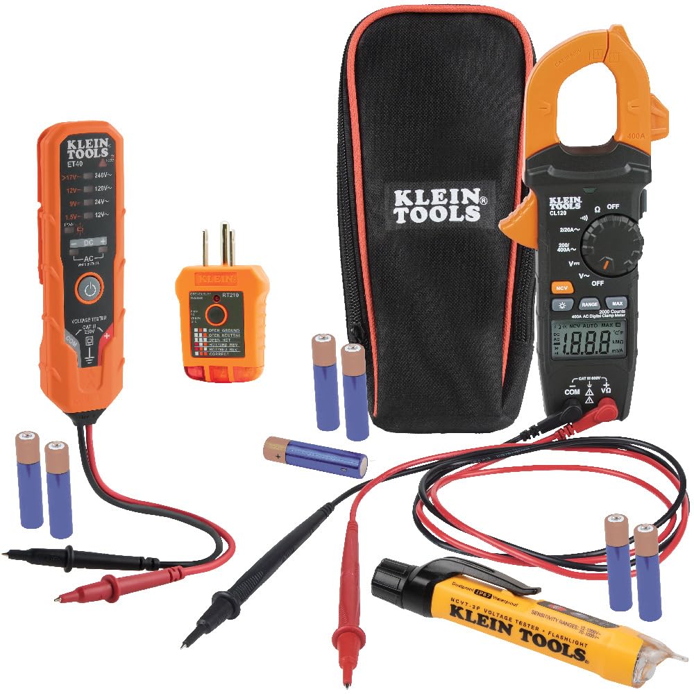 Electrical Voltage Test Kit with Clamp Meter P3576