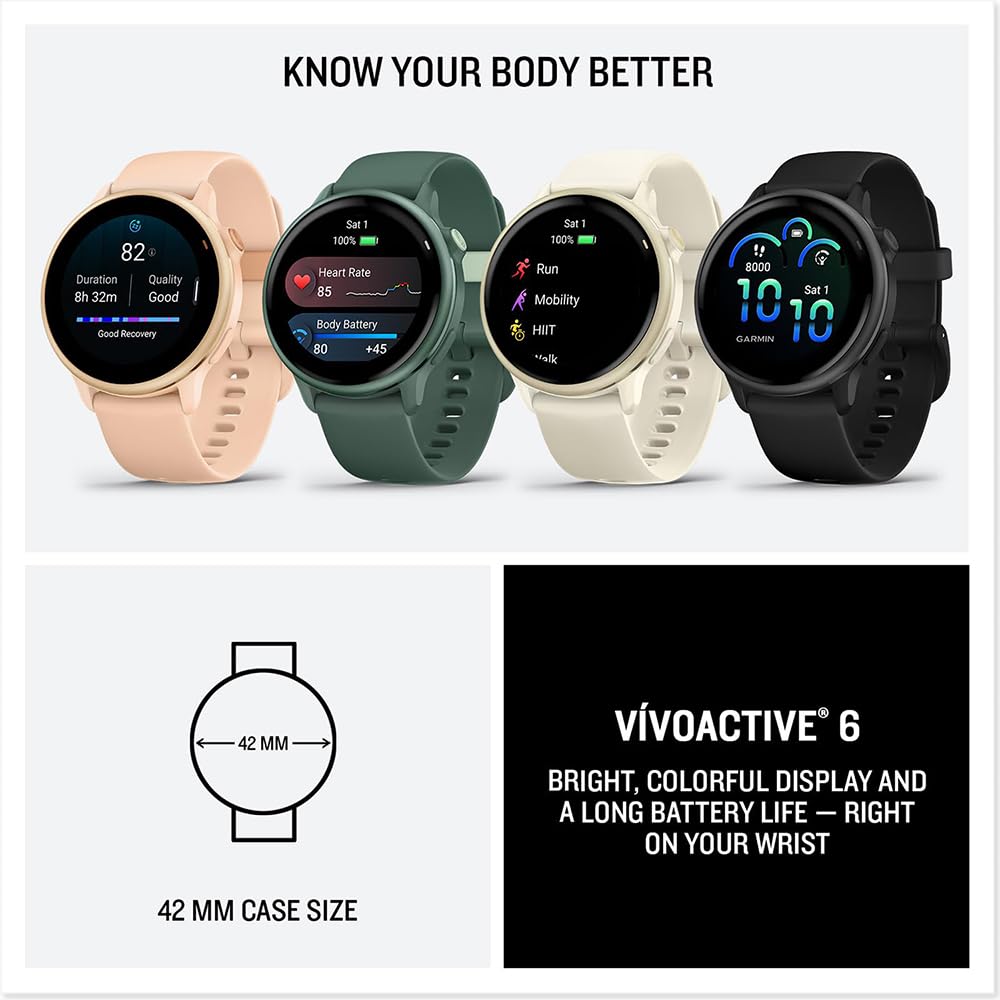 Black GPS Smartwatch with Silicone Band G48334