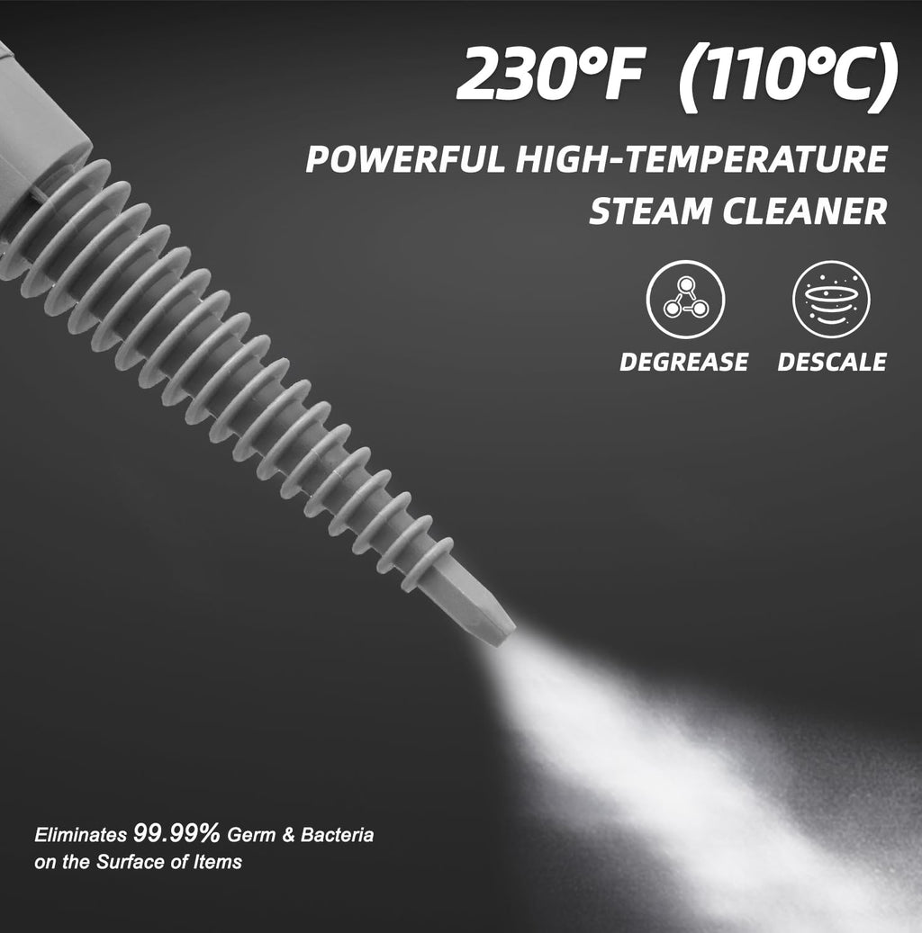 Handheld Pressurized Steam Cleaner with 13 Accessories V8663
