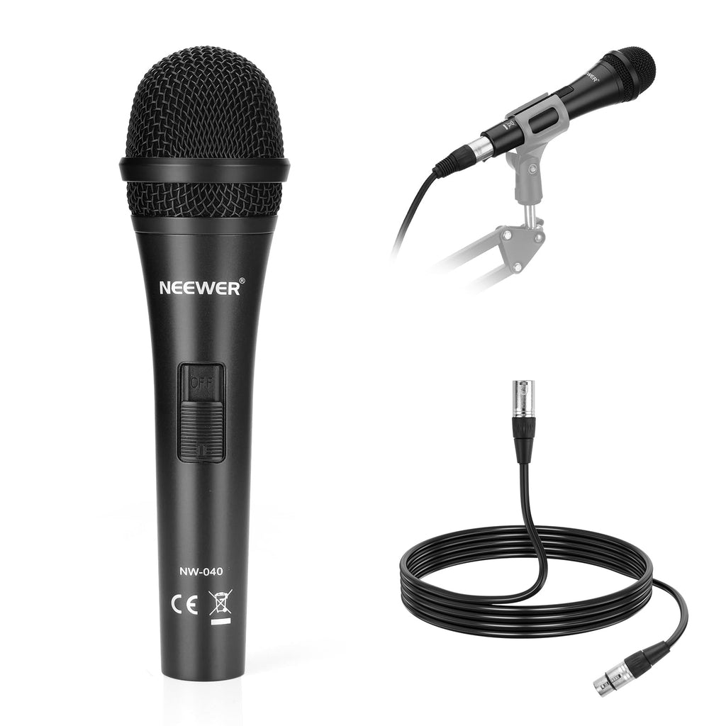 Cardioid Dynamic Microphone with XLR Cable J67067