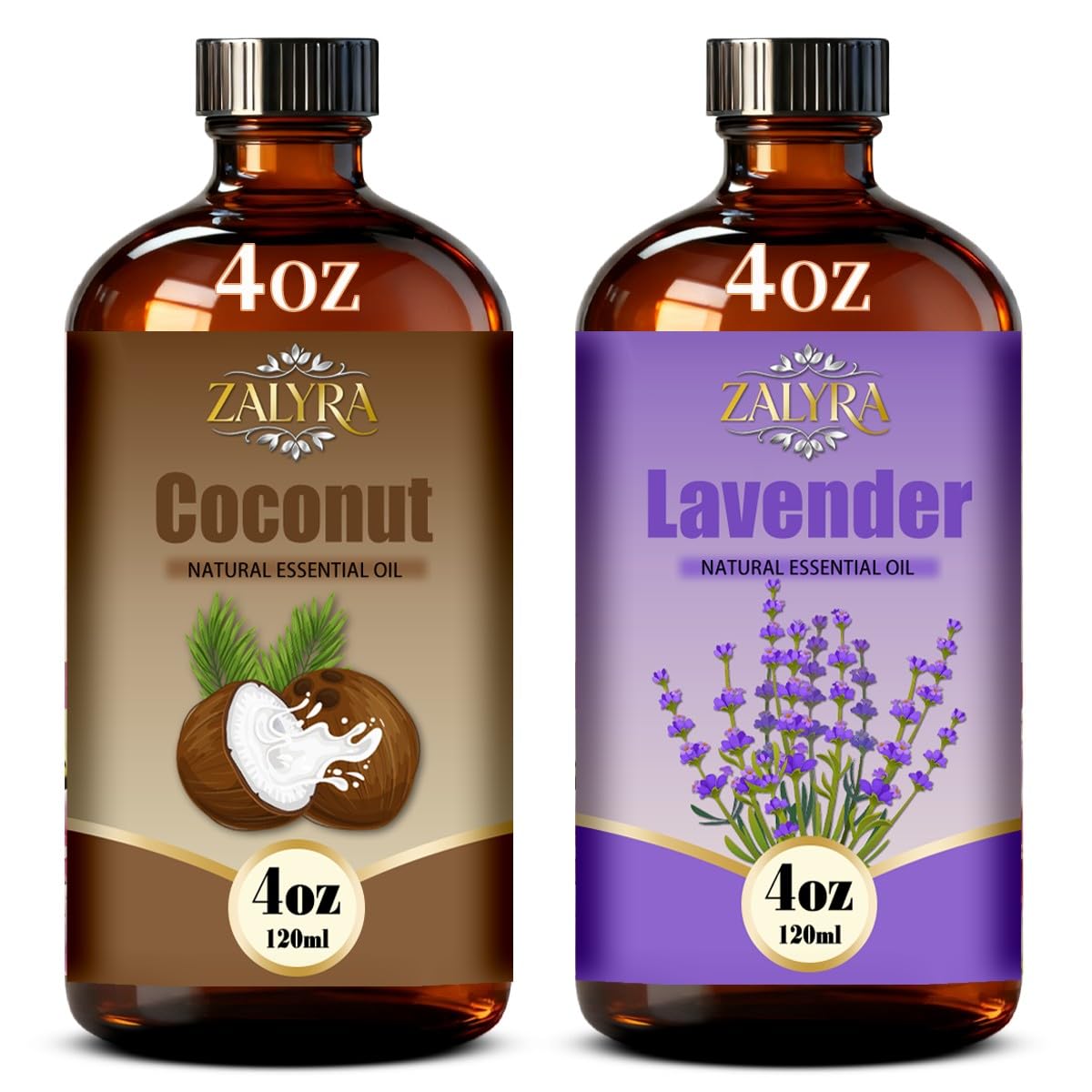 Coconut & Lavender Essential Oil 4 Fl Oz + 0.33 Fl Oz M6834