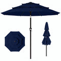 9ft 3-Tier UV Protection Windproof Patio Umbrella H761