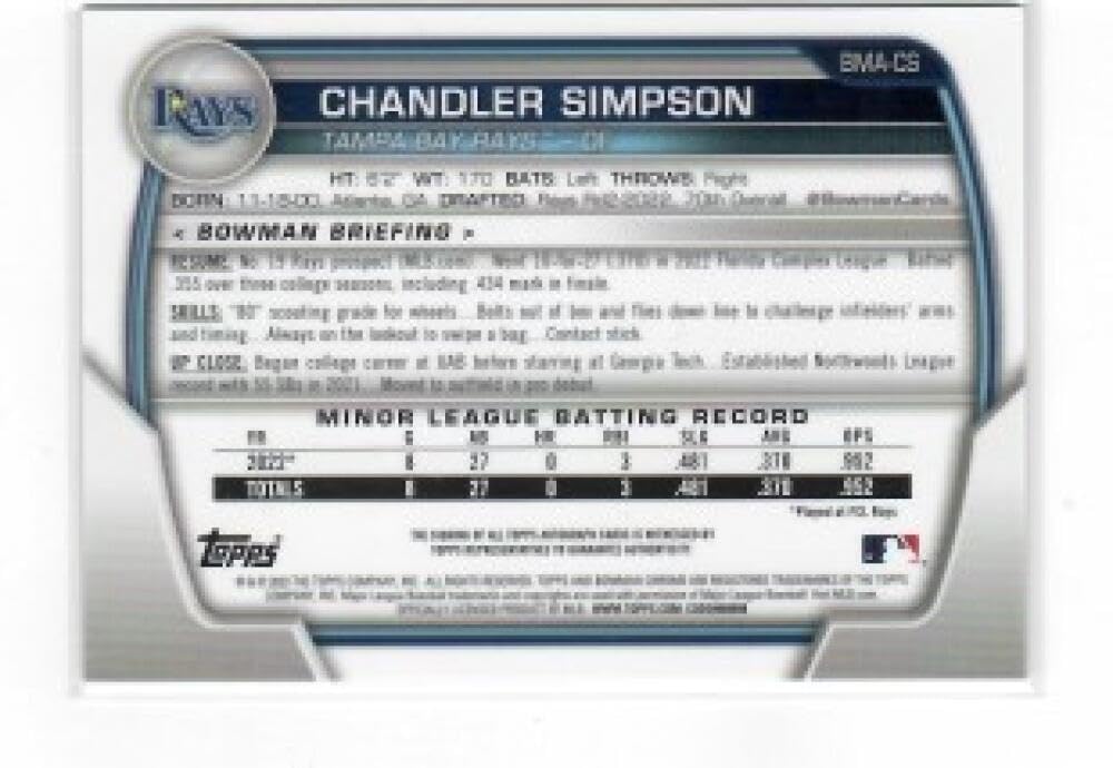 Autographed Refractor Baseball V775