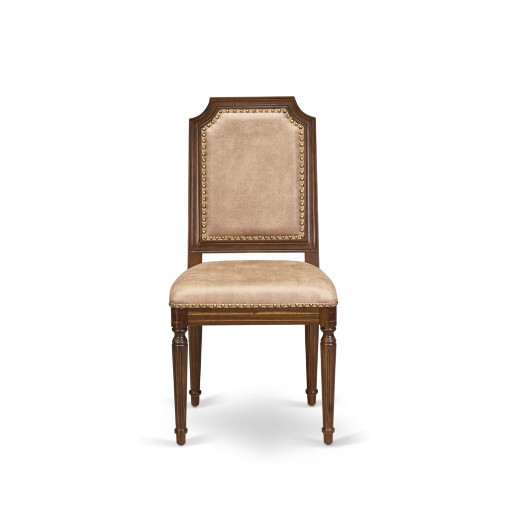 9 Piece Dining Table and 8 Beige Polyester Fabric Chairs T119330