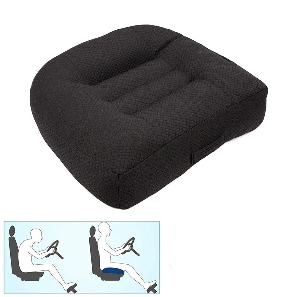 Car Booster Seat Cushion Pure Black U1089