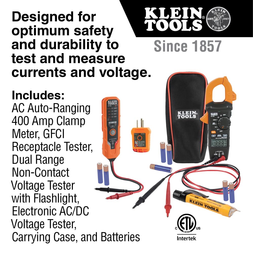 Electrical Voltage Test Kit with Clamp Meter P3576