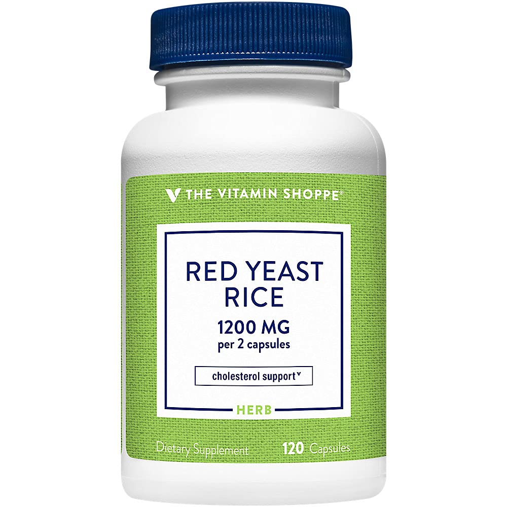 Red Yeast Rice 1200 MG 120 Capsules A6955