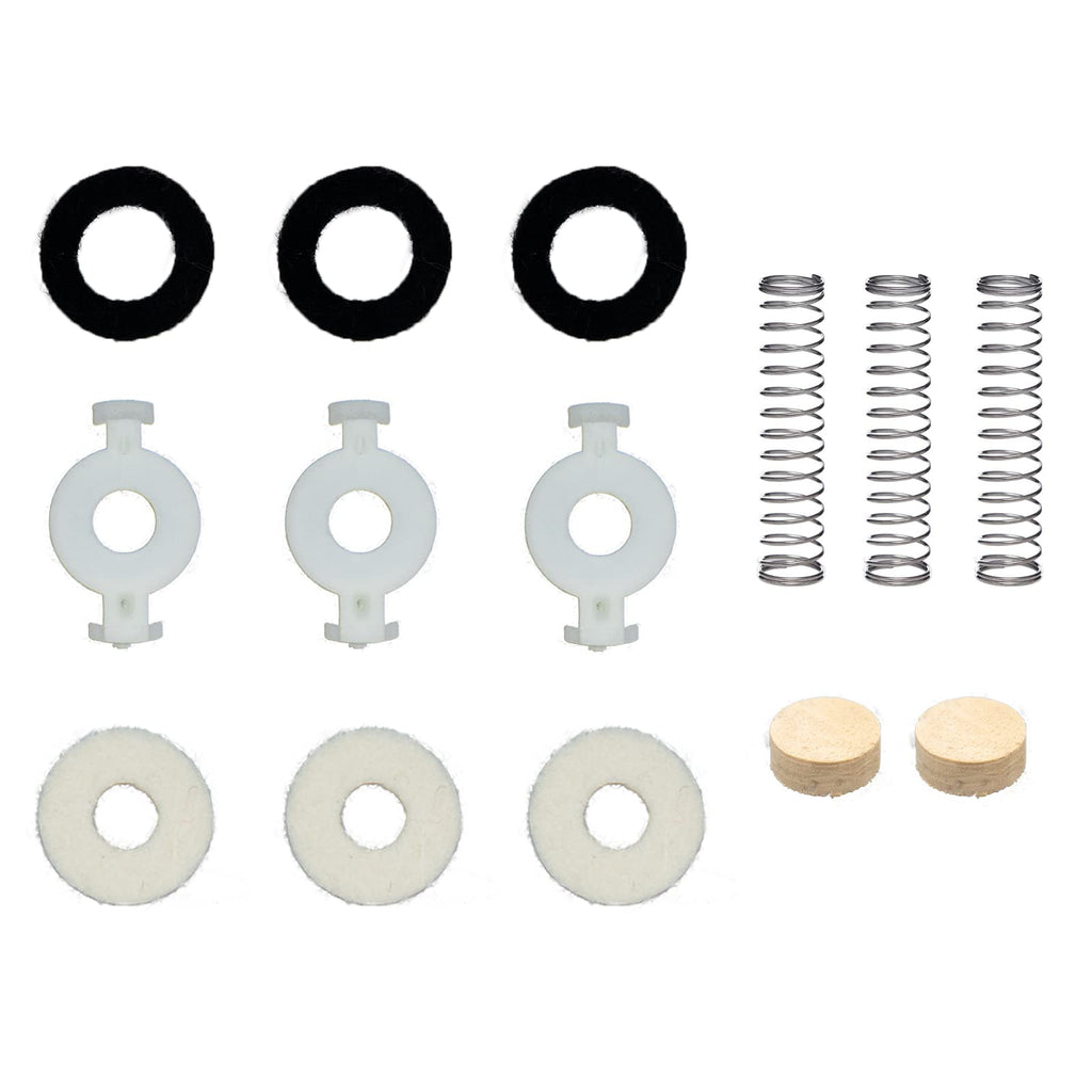 Trumpet Valve Repair Kit with Springs Felts and Cork Pads M443