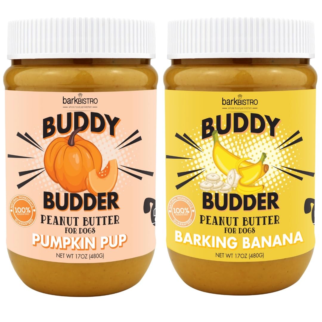 100% All Natural Dog Peanut Butter Set of 2 17oz D317972