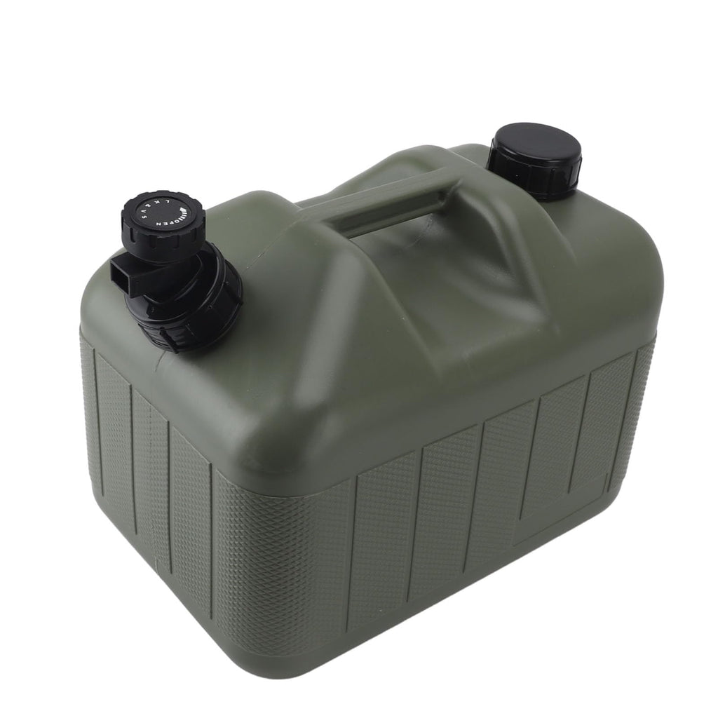 Portable 10L Green Water Storage Jug with Faucet K157870