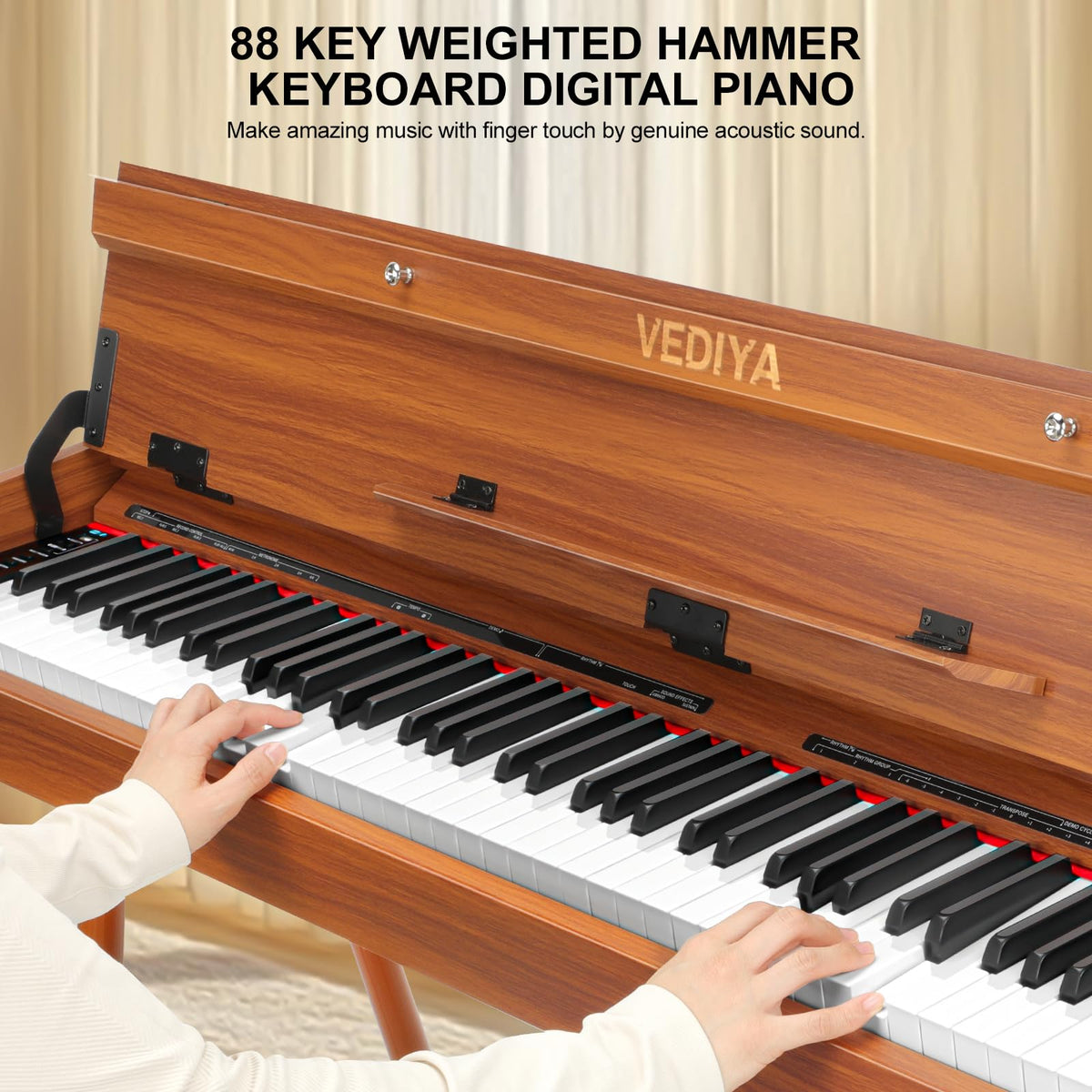 88 Key Weighted Hammer Action Digital Piano with MIDI R34498