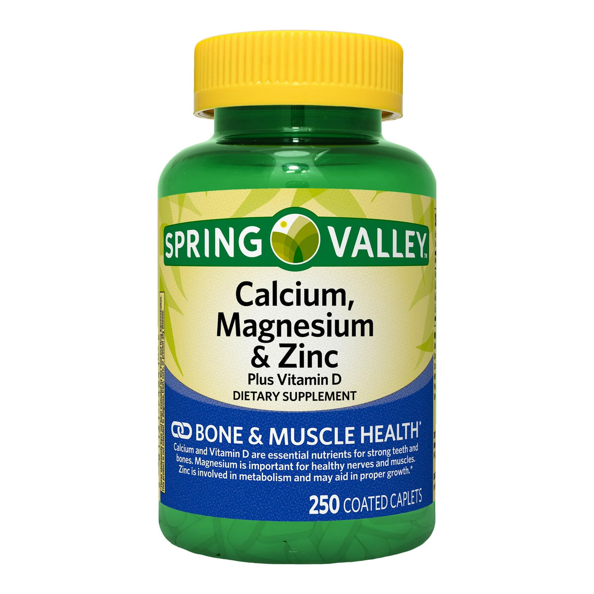 Calcium Magnesium Zinc with D3 Caplets 250ct Y35395