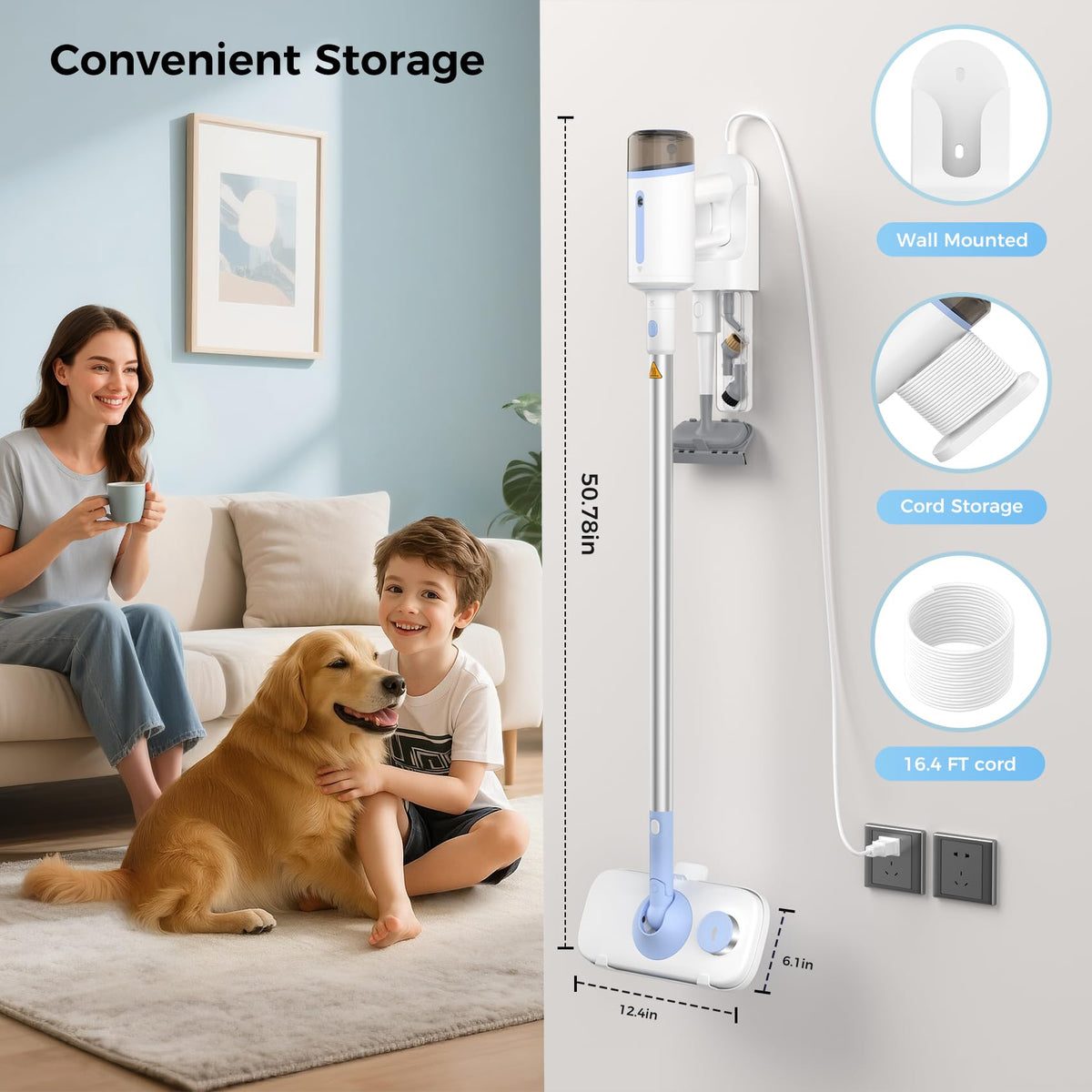 10 in 1 Detachable Handheld Steam Mop J955