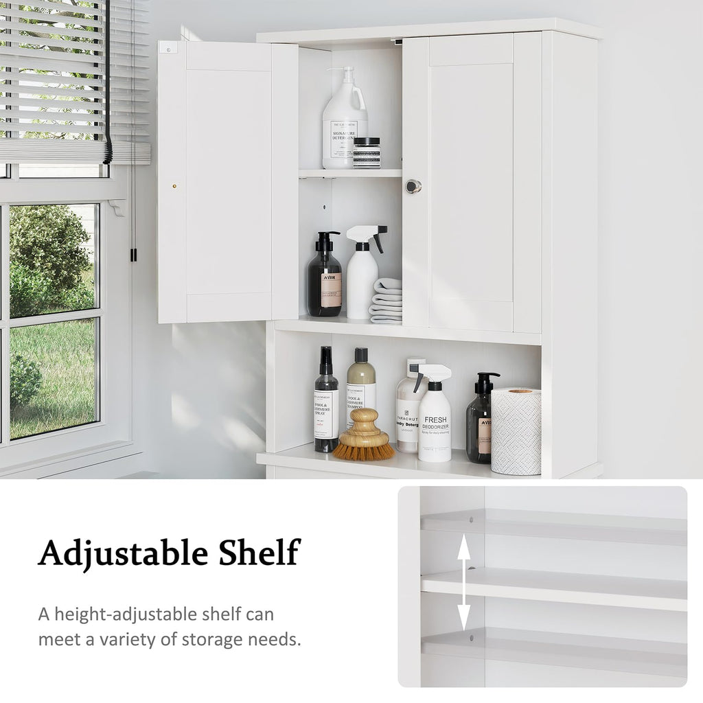 Over the Toilet Storage Cabinet, White U6988