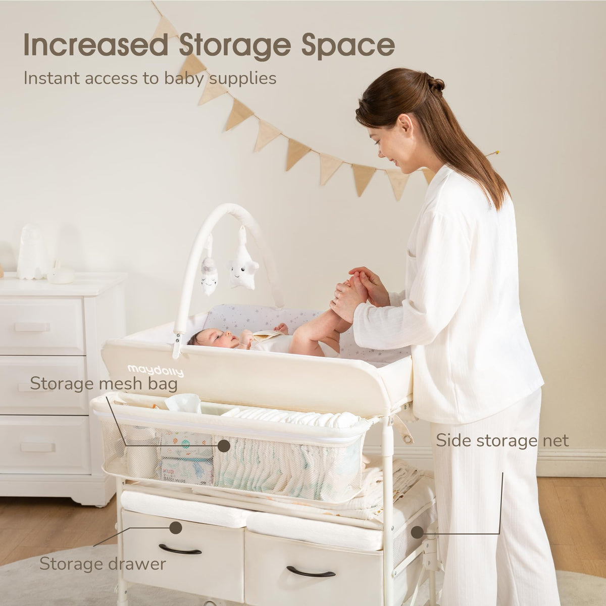 Portable Foldable Waterproof Baby Changing Table N965