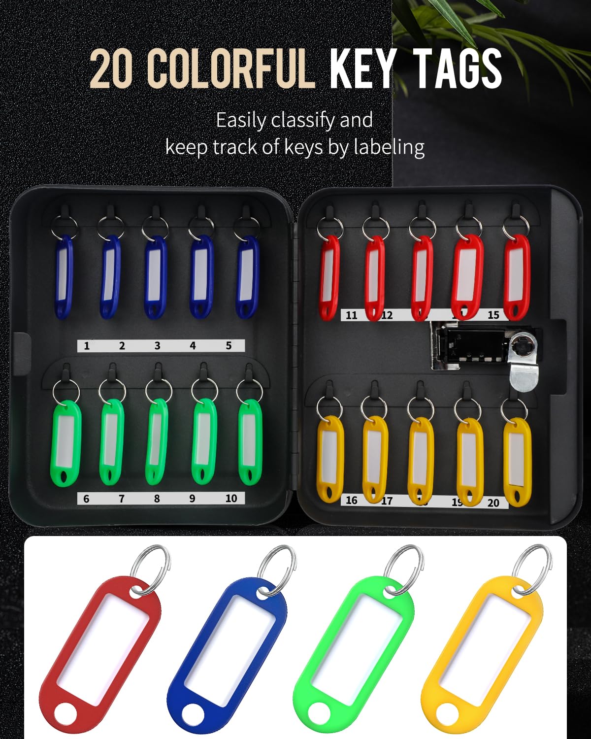 Steel Key Cabinet with Combination Lock H974114