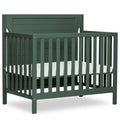 4-in-1 Convertible Mini Baby Crib with Mattress Pad B5778