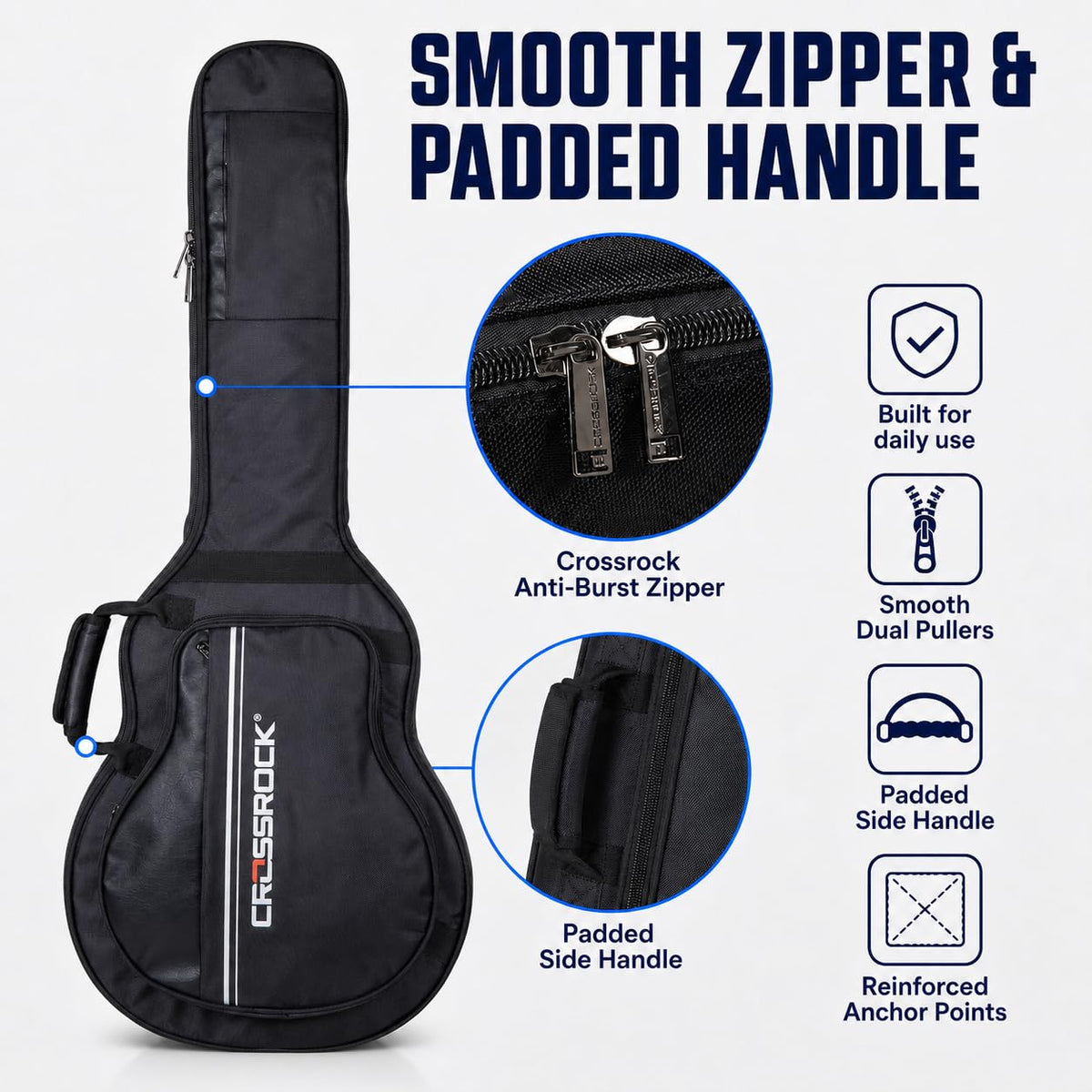 6-String Semi-Hollow Electric Guitar Gig Bag O840582