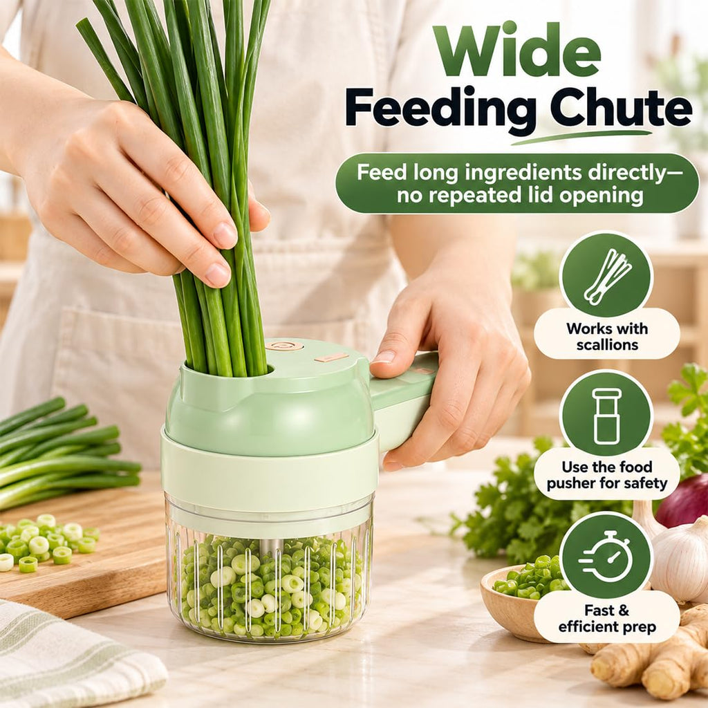 4 in 1 Wireless Electric Vegetable Chopper Q836320