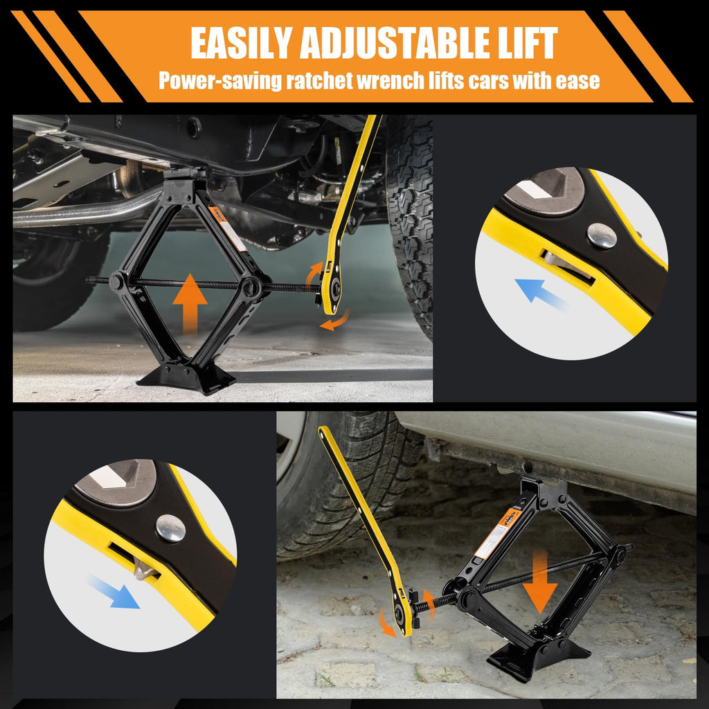 2 Ton Scissor Jack Kit with Lug Wrench N594119