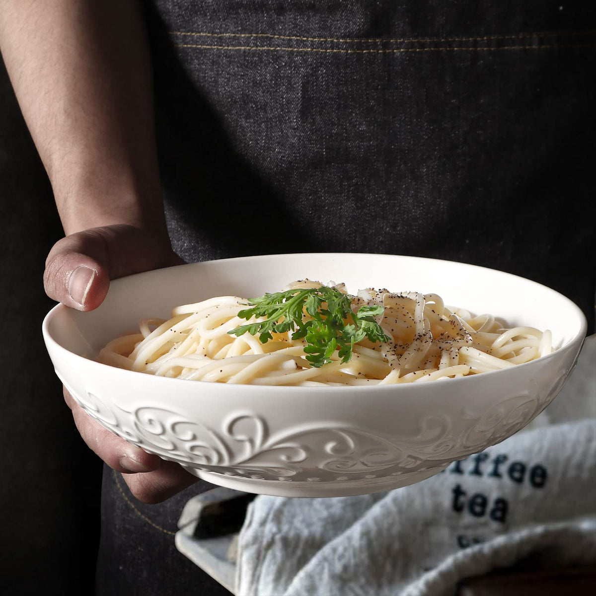 42oz Ceramic Ramen Bowl Set of 4 U167110