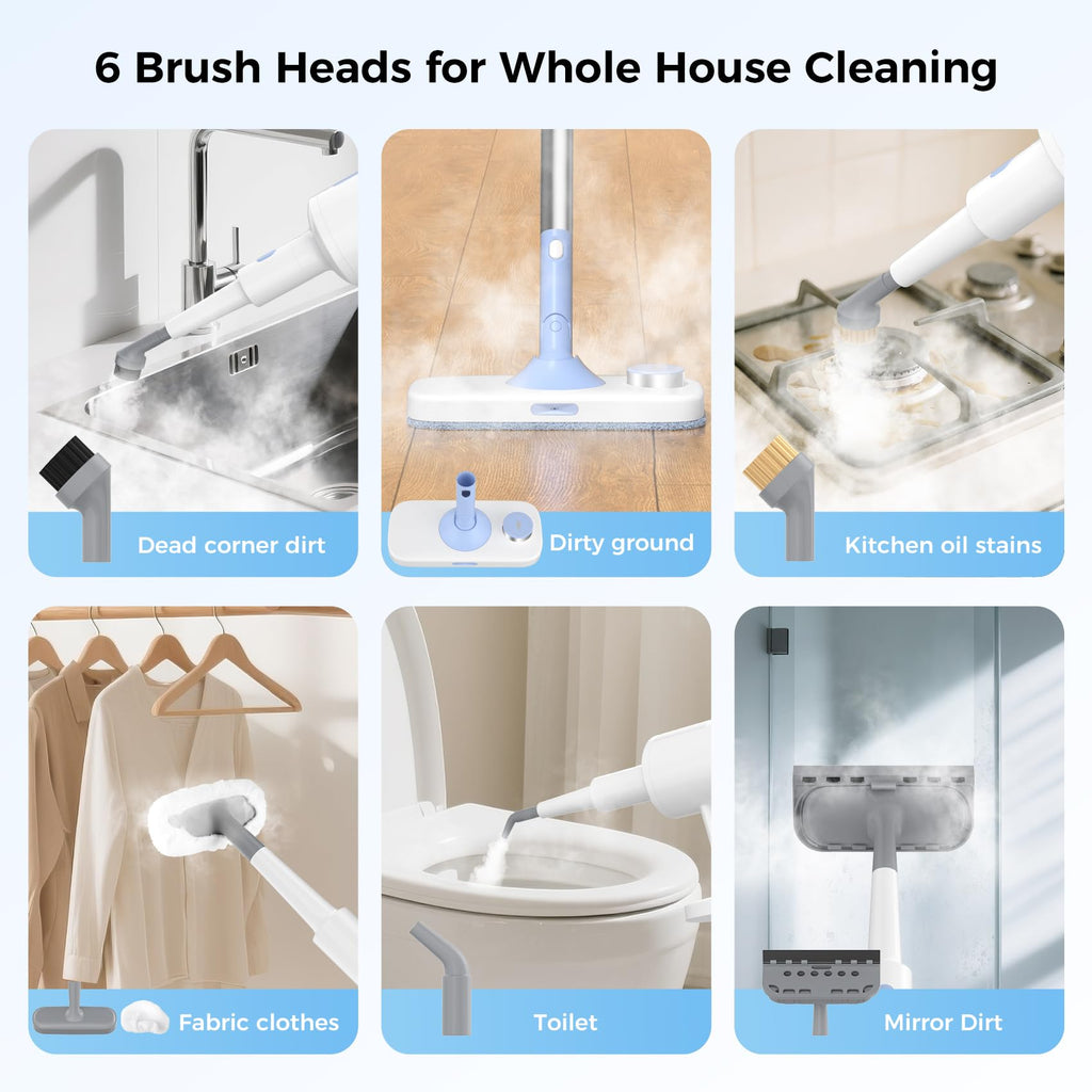 10 in 1 Detachable Handheld Steam Mop J955