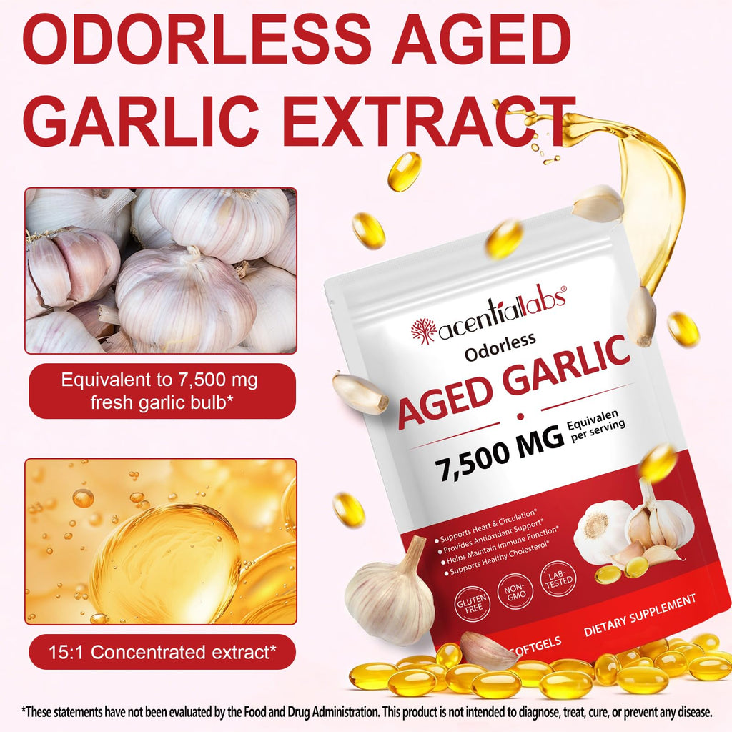 500mg Odorless Garlic Softgels V439152
